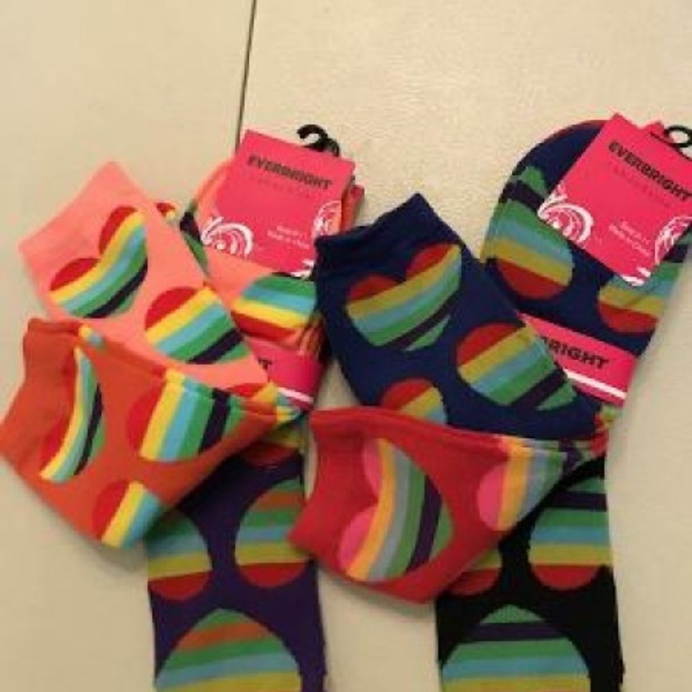 Ladies Heart Of Life Socks 6PR